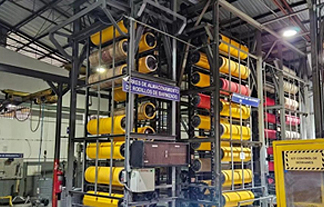 乾德智能创新应用：回转库技术在圆柱形物料管理中的突破