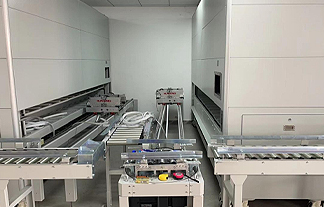 乾德智能创新突破：回转库与输送线的完美结合，引领物料自动出入库新时代