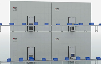 乾德智能分拣库在冷藏库圆柱形物料存储中的创新实践