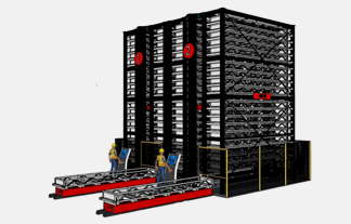 乾德侧出式重型塔式仓储系统出口欧盟