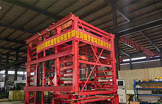 乾德智能存储超重超大物料的塔式仓储系统成功出口俄罗斯